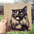 Pet Portrait on Wood Panel
