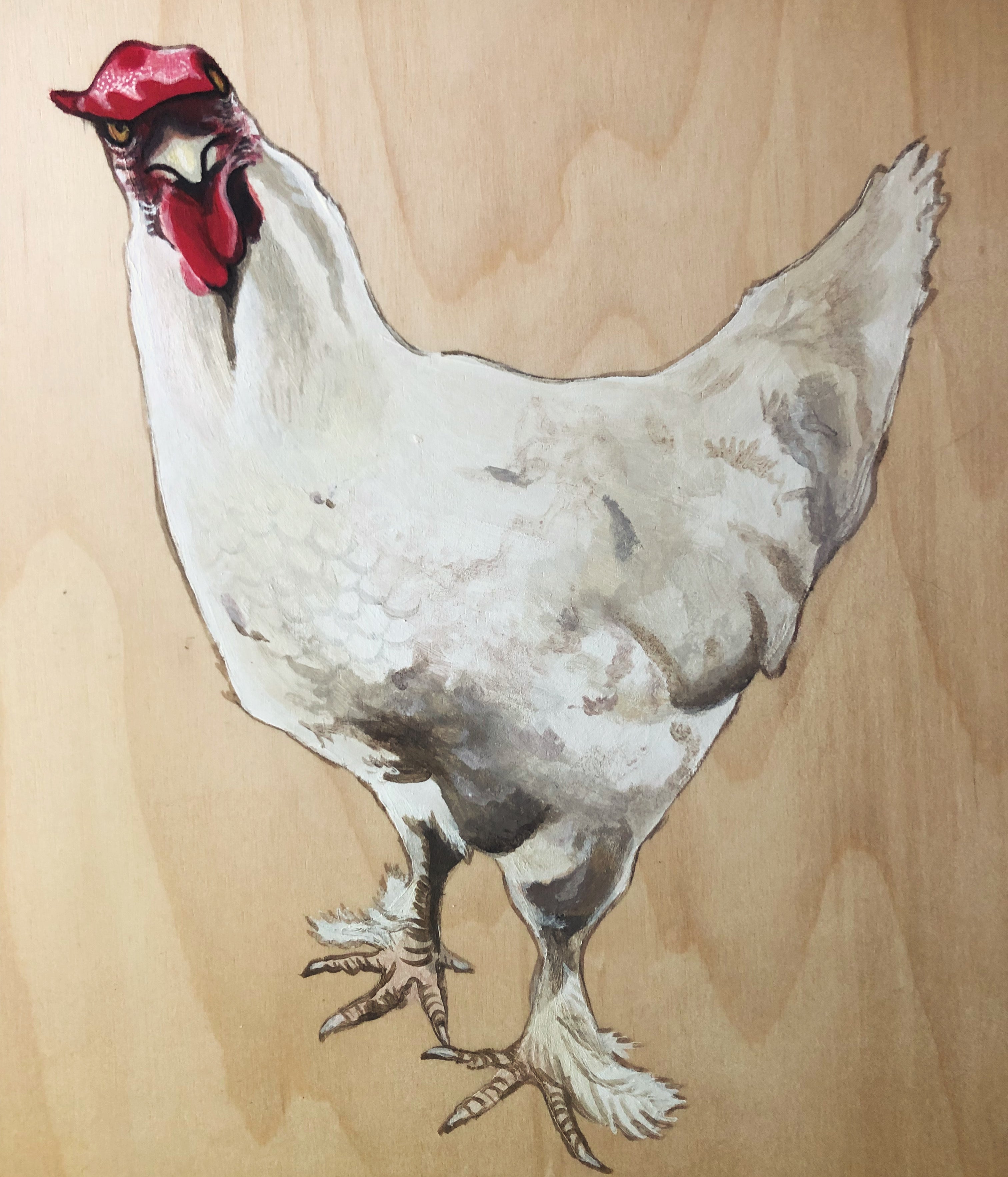 Pet Portrait on Wood Panel